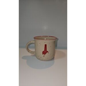 Makers Mark Bourbon Ceramic Coffee Cup Wax Drip Logo Kentucky